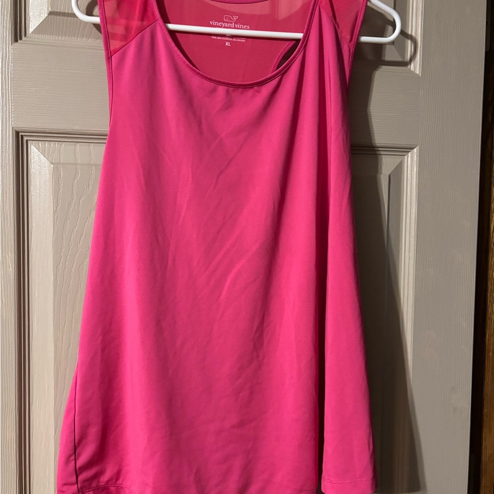 Vineyard Vines Women's Bright Pink Tank Top